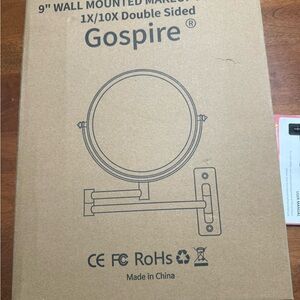 Wall Mounted Mirror - Silver